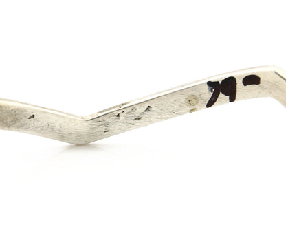 Navajo Bracelet .925 Silver Handmade Sand Cast Native American Artist Circa 70's