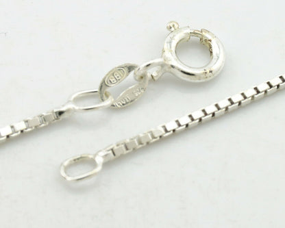 Navajo Necklace .925 Silver Natural Turquoise Signed Doug Zachary C.1980's