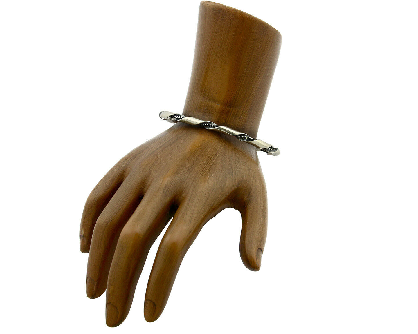 Navajo Handmade Bracelet .925 Silver Native Artist Se C.80's