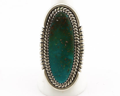 Navajo Ring 925 Silver Blue Turquoise Native Artist Signed Begay C.80s