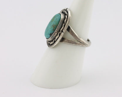 Navajo Handmade Ring 925 Silver Southwest Turquoise Native Artist C.80's