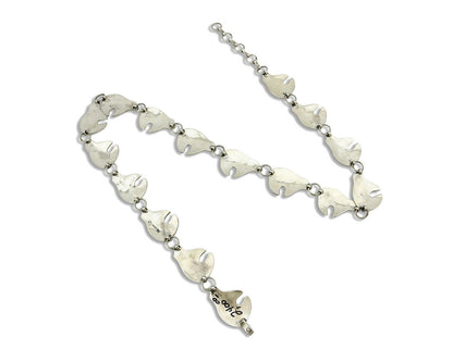 Navajo Spirit Bear Concho Belt .925 Silver Handmade Signed M Montoya C.80's