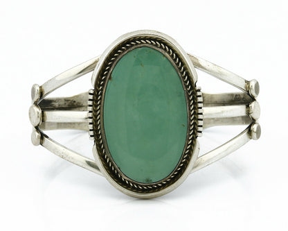 Navajo Turquoise Bracelet .925 Silver Signed Doug Zachary Cuff
