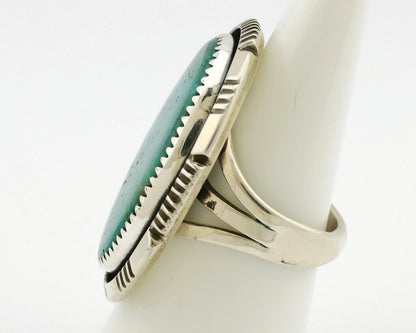 Navajo Ring 925 Silver Natural Southwest Turquoise Signed William Denetdale C80s