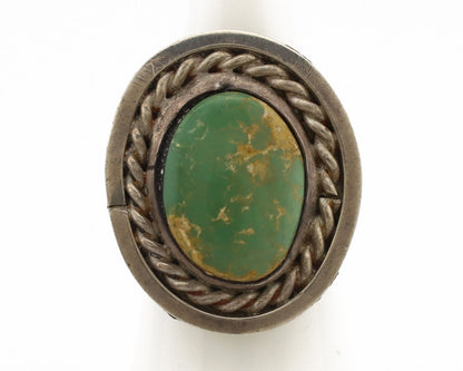 Pawn Navajo Necklace 925 Silver Green Natural Turquoise Native Artist C.80's