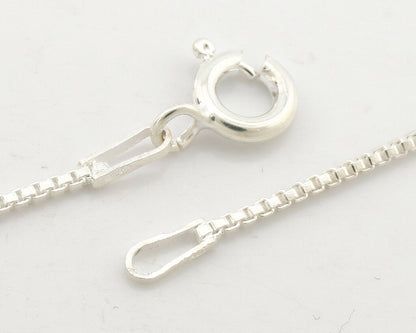 Navajo Necklace .925 Silver Damele Variscite Signed Sun C.1980's