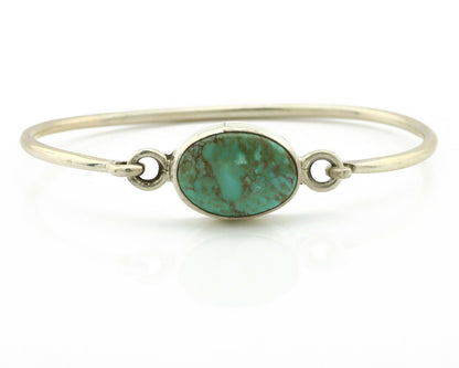 Navajo Bracelet .925 Silver Blue Arizona Turquoise Native American Artist C.90's