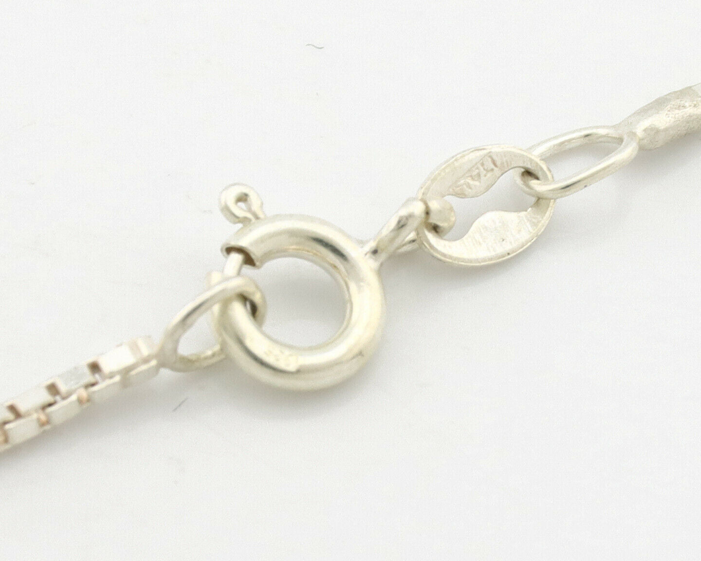 Navajo Handmade Pendant Necklace .925 Silver Artist Signed Sunrise C.80's