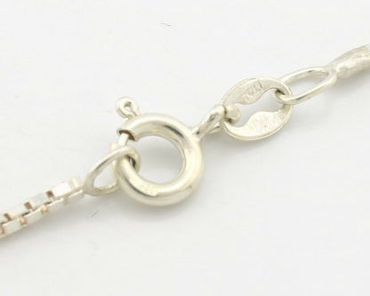 Navajo Handmade Pendant Necklace .925 Silver Artist Signed Sunrise C.80's