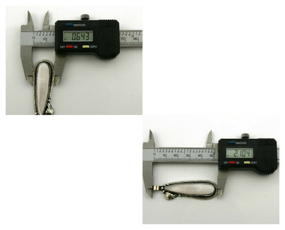 Navajo Pendant .925 Silver Real Natural Pink Mussel Signed Yazzie C.80's