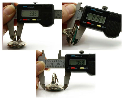 Navajo Ring .925 Silver Royston Turquoise Native American Artist C.1980's