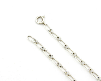 C. 1990 Navajo Handmade .925 Silver & Natural Malachite Necklace