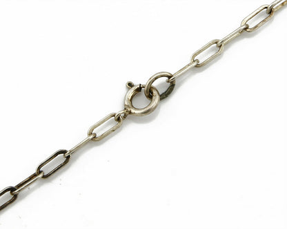 C.1990's Navajo Mae Bia Opal .925 Silver 5 Stone Necklace