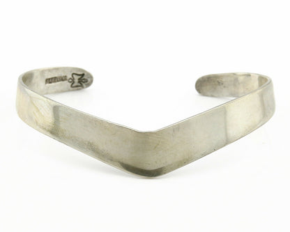 Navajo Handmade Bracelet .925 Silver Native Artist TAHE 80's