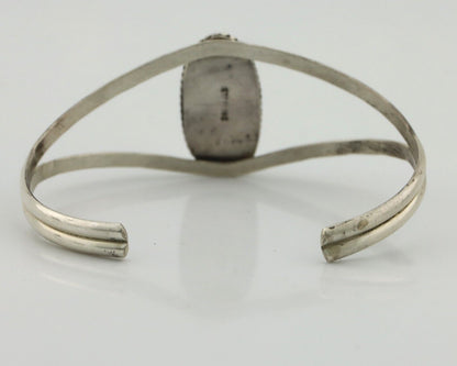 Women's Navajo Bracelet 925 Silver Natural Pink Mussel Native American C.80's