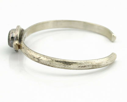 Navajo Bracelet .925 Silver Royston Turquoise Native American Artist C.90's