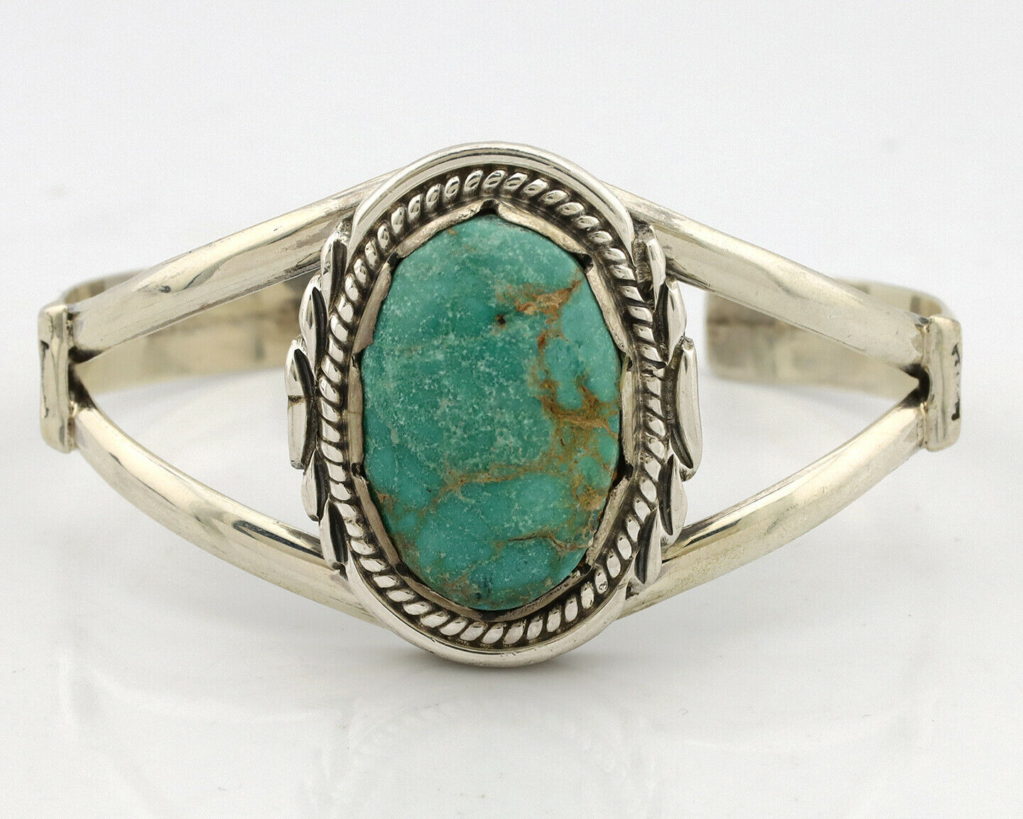 Navajo Bracelet .925 Silver Southwest Turquoise Apache Manufacturing C.80's