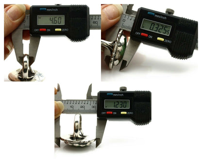 Navajo Ring .925 Silver Natural Uncolored Green Turquoise Signed Apache C.80's