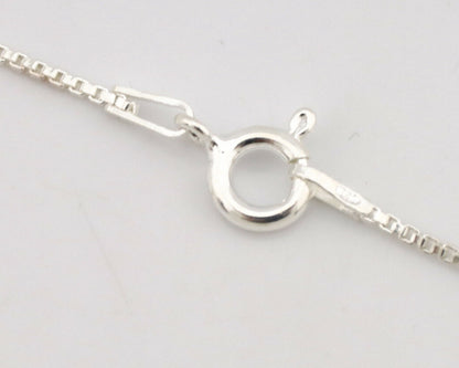Navajo Necklace .925 Silver Kingman Turquoise Signed Gecko C.1980's