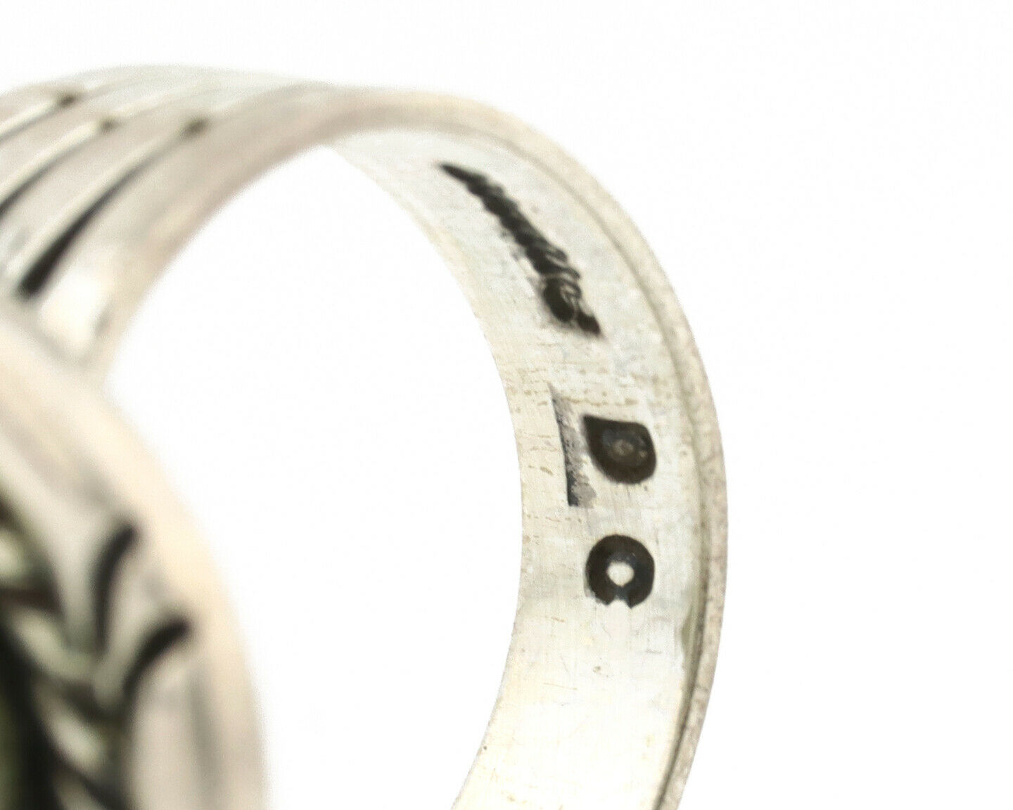 Navajo Ring .925 Silver Turquoise Mountain Artist William Denetdale C.80's