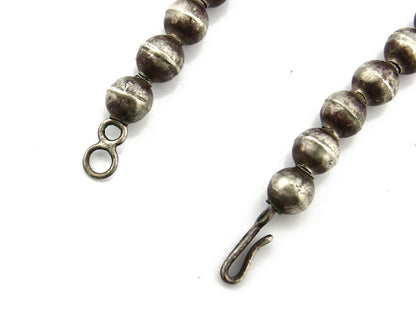 Women's Navajo Necklace .925 Silver Blue Diamond Turquoise C.1968