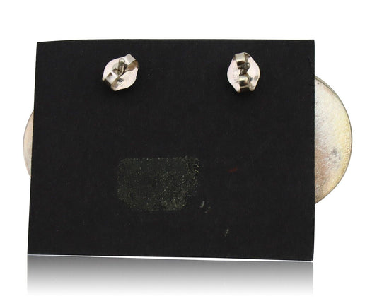 Navajo Earrings 925 Silver Handmade Native American Artist Signed Yazzie C.80's