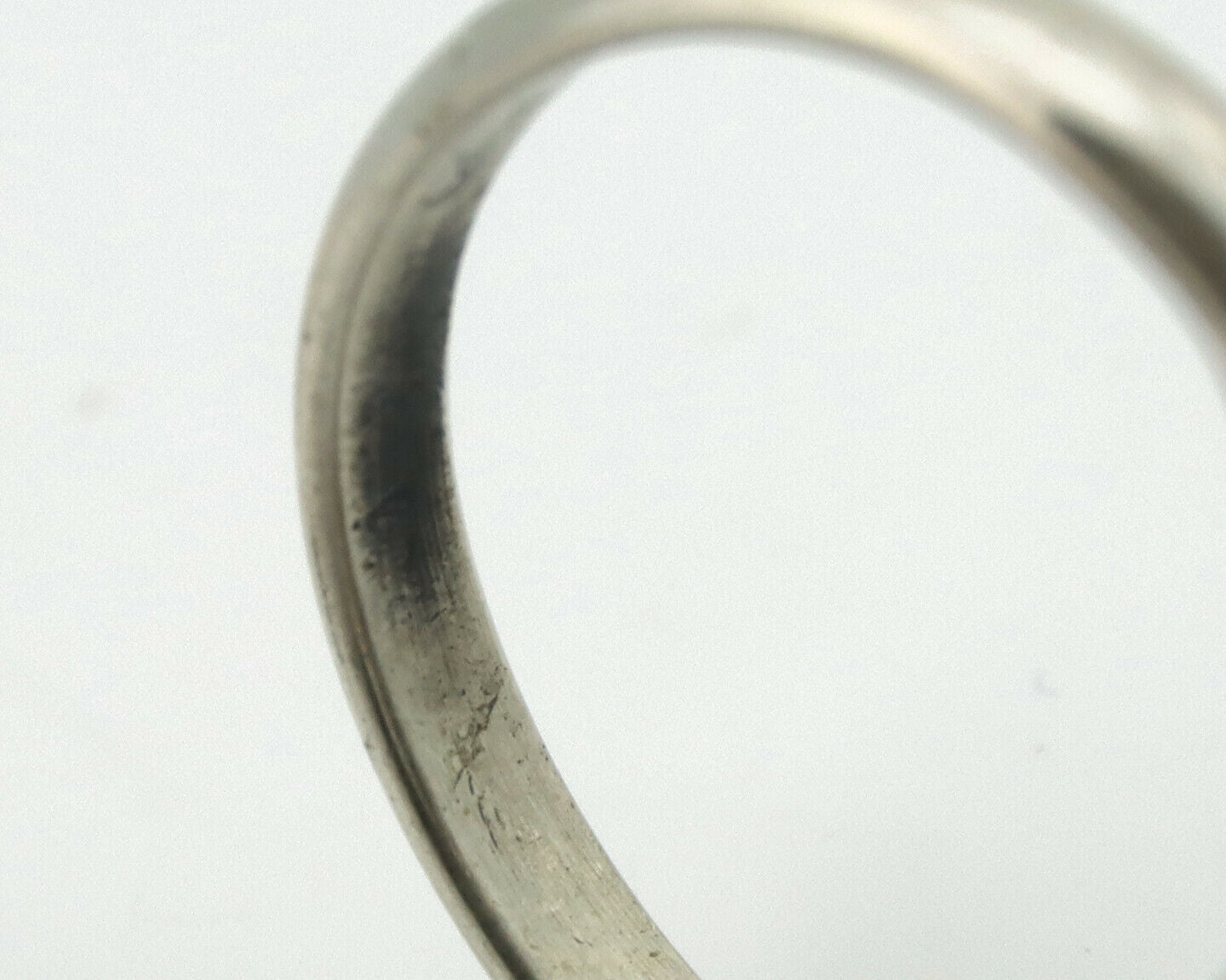 Navajo Ring .925 Silver Blue Turquoise Native American Artist Handmade C.80's