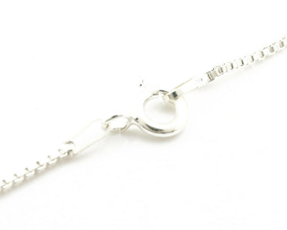 Navajo Necklace .925 Silver Natural Blue Turquoise & Coral Tipi Artist C.80's