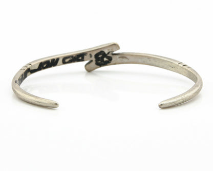Navajo Handmade Bracelet .925 Silver Handmade Artist TB C.80's