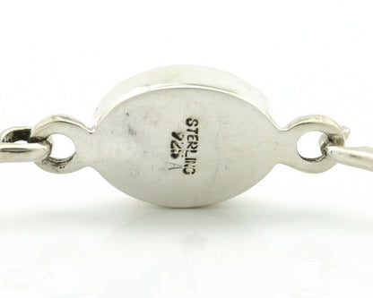 Navajo Bracelet .925 Silver Blue Arizona Turquoise Native American Artist C.90's