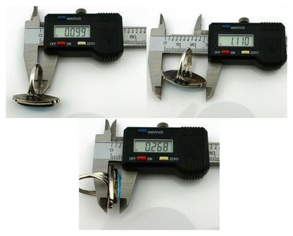 Navajo Ring .925 Silver Natural Blue Turquoise Artist Signed SC C.80's