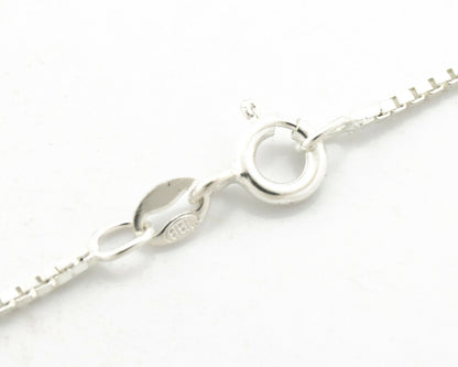 Navajo Pendant .925 Silver Manassas Turquoise Signed FT C.80's