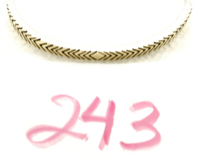 Navajo Bracelet .925 Silver & 14k Solid Gold MM Rogers and AS Cuff C.80's