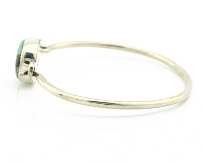 Navajo Bracelet .925 Silver Blue Arizona Turquoise Native American Artist C.90's