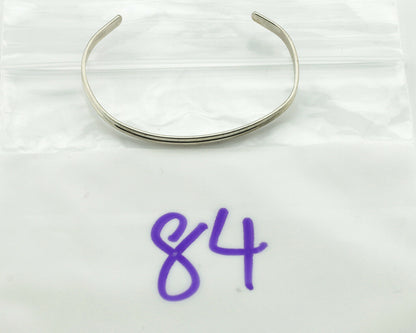 Navajo Toddler Child's Bracelet .925 Solid Silver Native American Artist C.80's