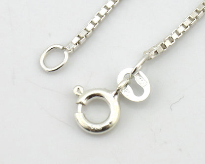 Zuni Handmade Cross Necklace 925 Silver Natural Gemstone Signed L. IULE C.80's