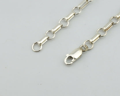 Navajo Pendant .925 Silver Spiderweb Turquoise Native American C.80's