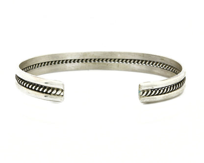 Women's Navajo Bracelet .925 Silver Montoya Cuff Handmade C.1980's