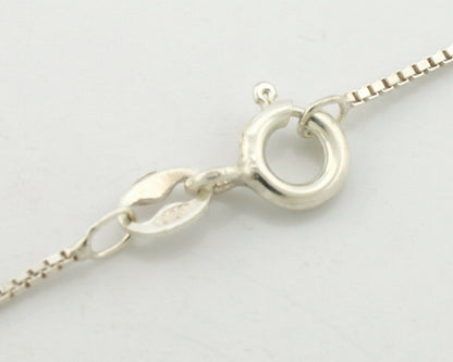 Navajo Kingman Turquoise Pendant .925 Silver Artist Signed Sunrise C.80's