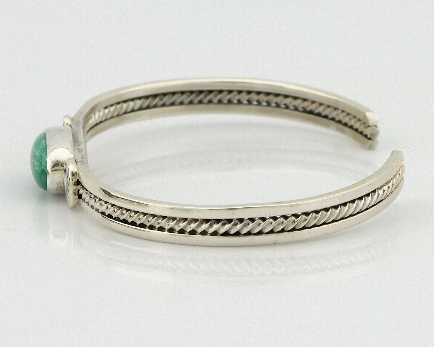 Women's Navajo .925 Silver Kingman Turquoise Artist Inca MFG Circa 1990's