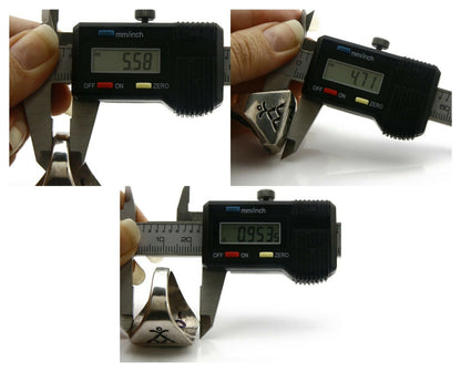 Navajo Road Runner Ring .925 Handmade Native American C.80's