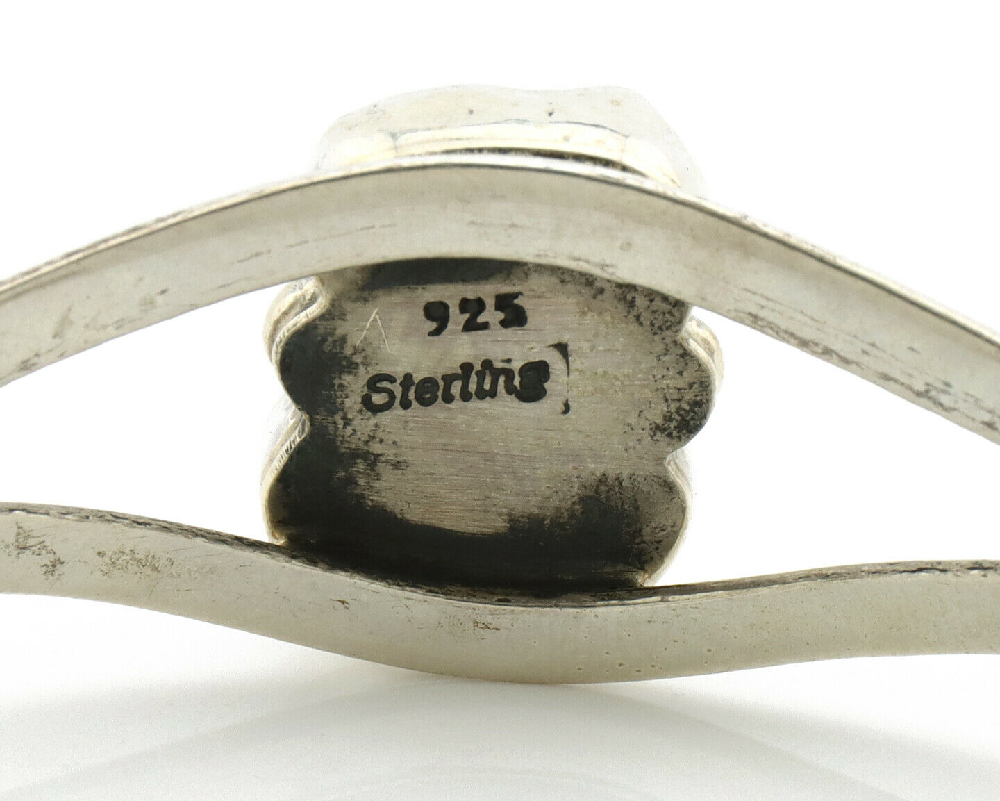 Navajo Bracelet .925 Silver Coral & Turquoise Native American C.90's