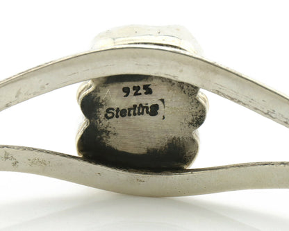 Navajo Bracelet .925 Silver Coral & Turquoise Native American C.90's