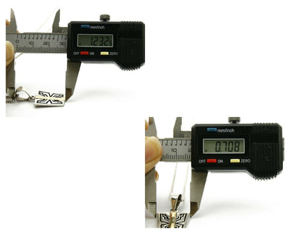 Women's Navajo Necklace .925 Silver & 14k SOLID Gold Artist C.80's Butterfly