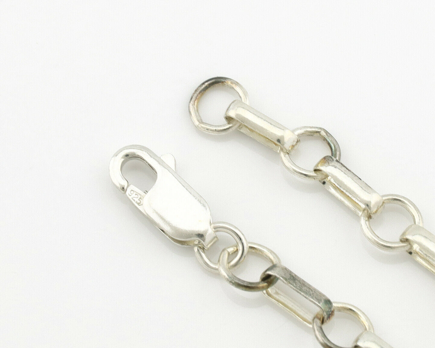 Navajo Necklace .925 Silver Tiger Eye Sapphire Native American Artist C.80's