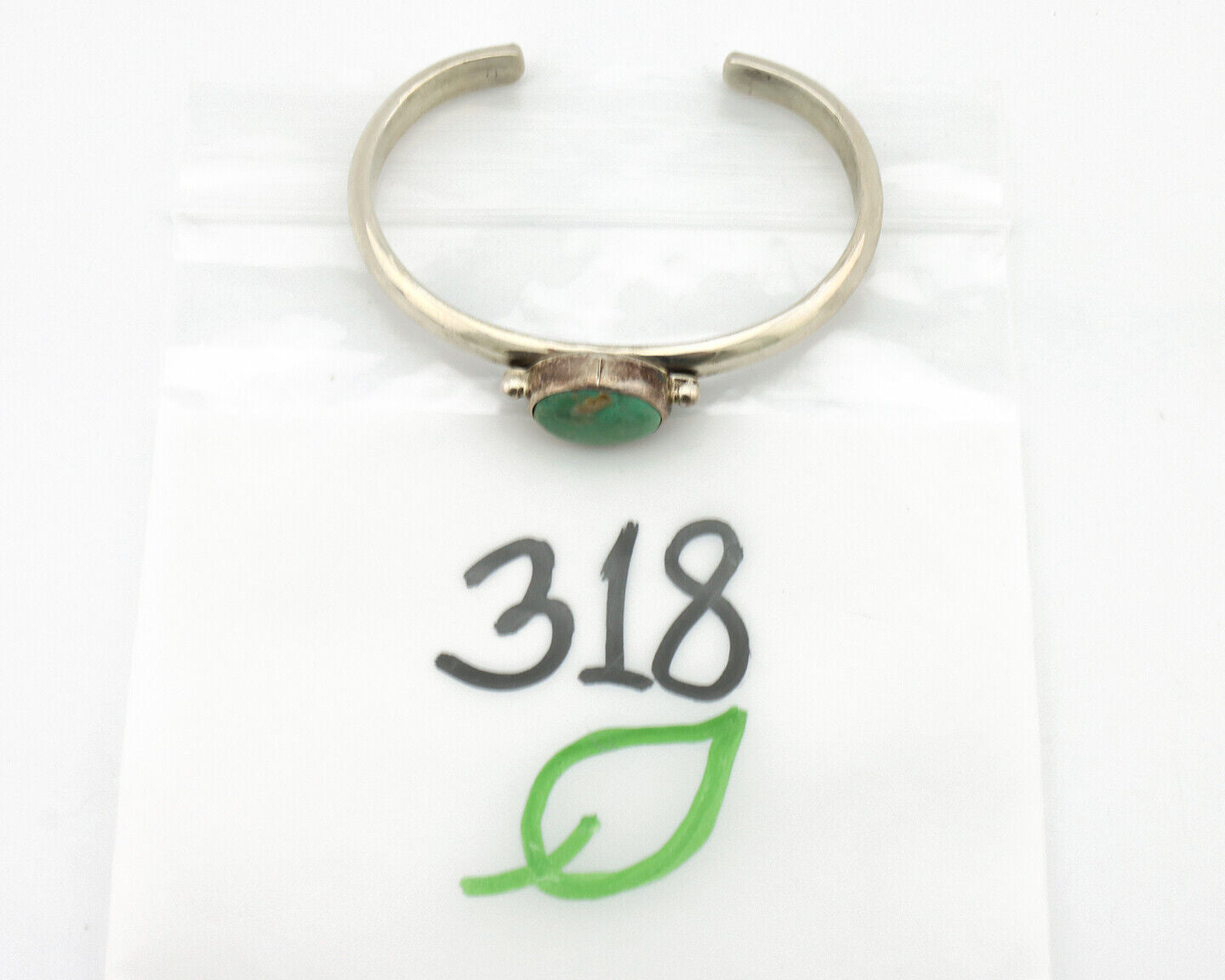 Women's Navajo .925 Silver Turquoise Mountain Native American Artist C.80's