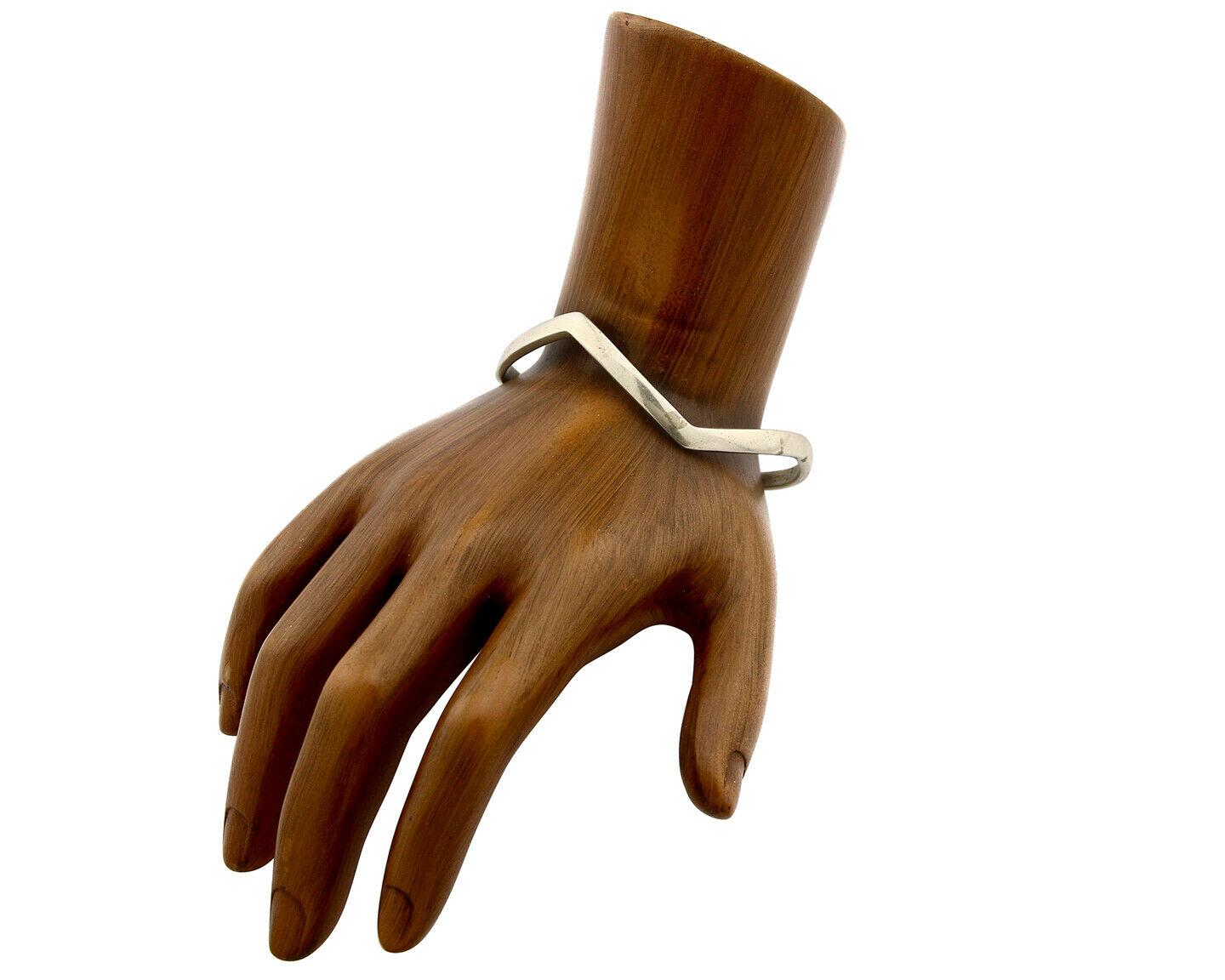 Navajo Bracelet .925 Silver Handmade Sand Cast Native American Artist Circa 70's