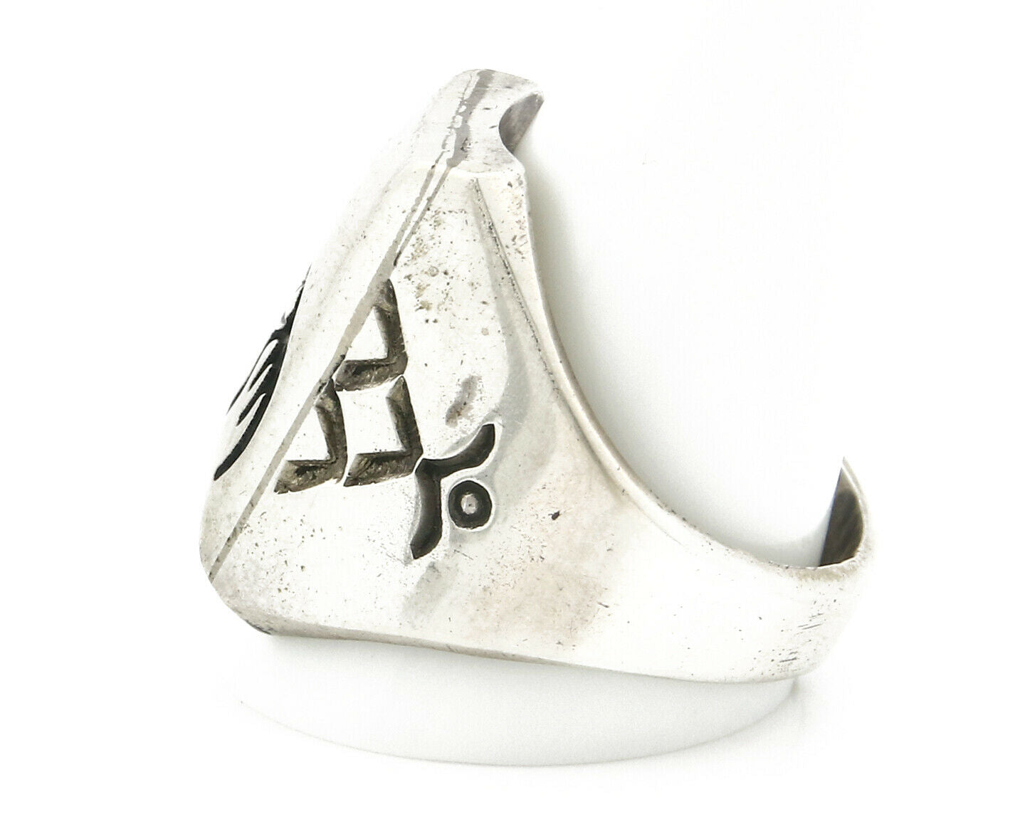 Navajo Road Runner Ring .925 Handmade Native American C.80's