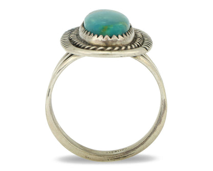 Navajo Ring 925 Silver Southwest Blue Turquoise Artist Signed Begay C.80's