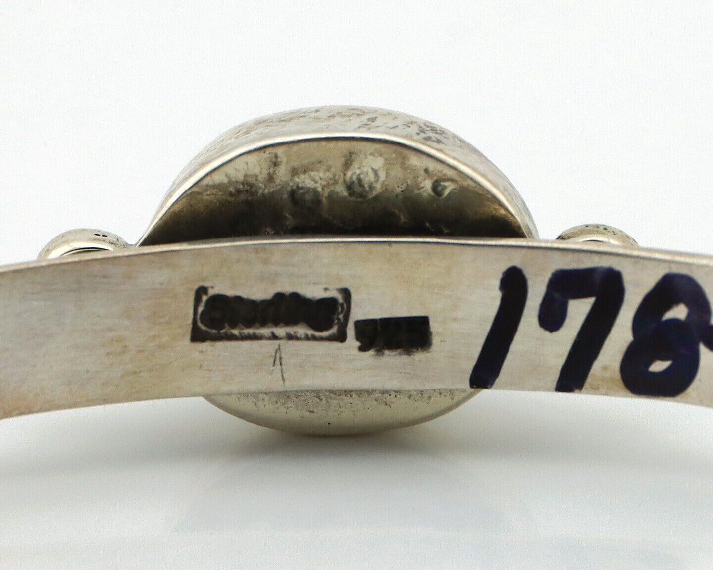 Women's Navajo .925 Silver Turquoise Mountain Native American Artist C.80's